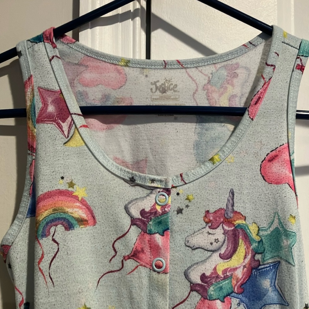 Justice Unicorn Romper - Picture 1 of 11